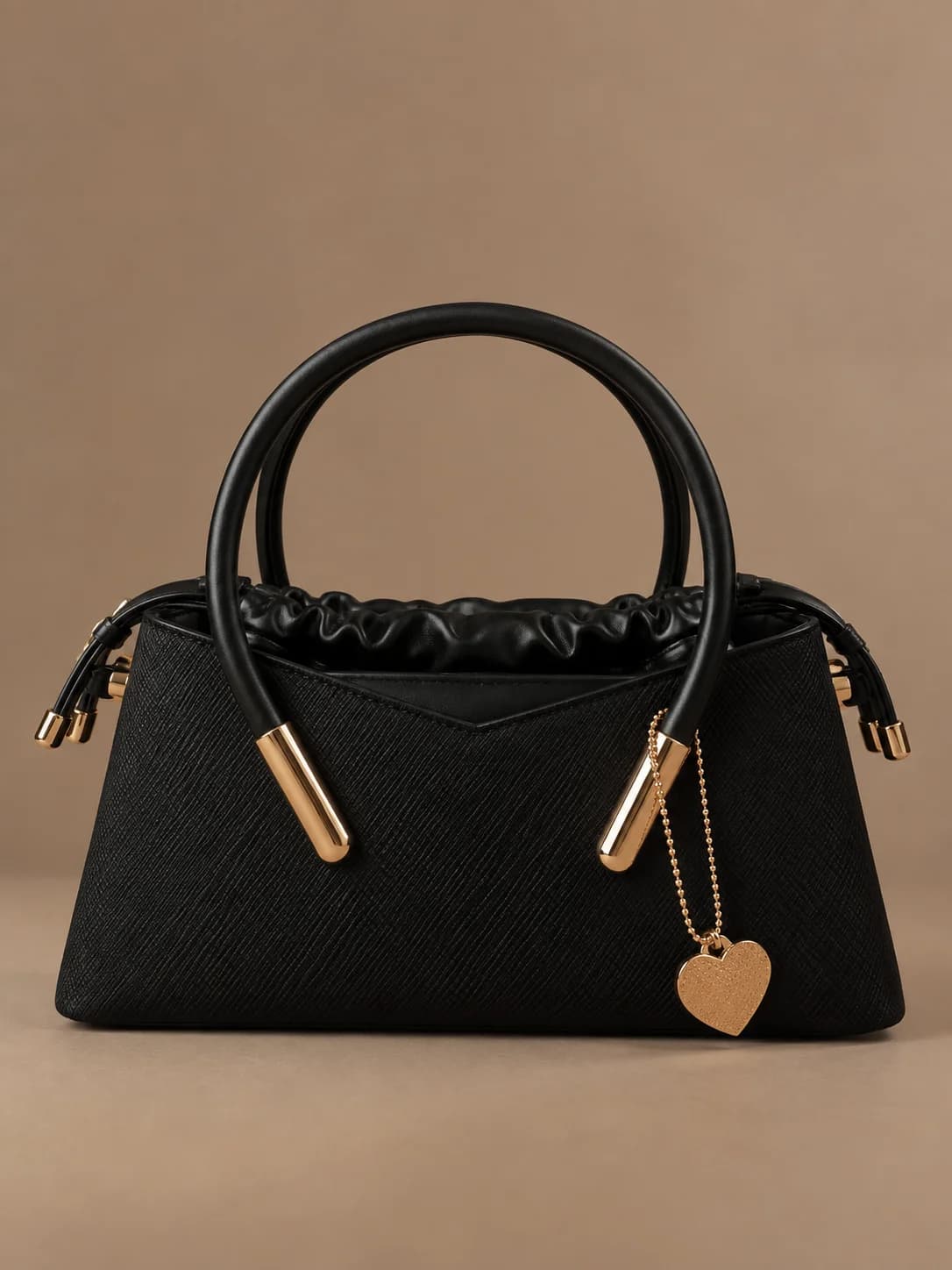 Textured Bag - Siyah